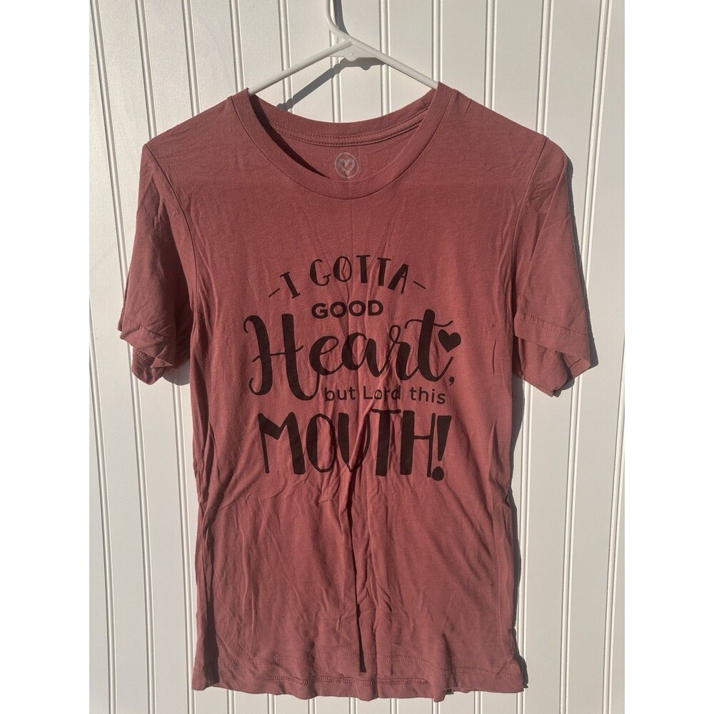 Love Bug Apparel Women's Small Short Sleeve T-Shirt “I’ve Gotta Good Heart”